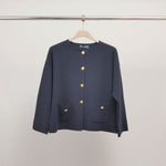 Load image into Gallery viewer, Buttoned vest with patch pockets DSY9463
