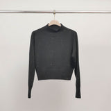 Pull col montant maille brillante DSY9524