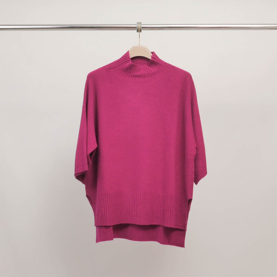 Short-sleeved turtleneck sweater YF570625
