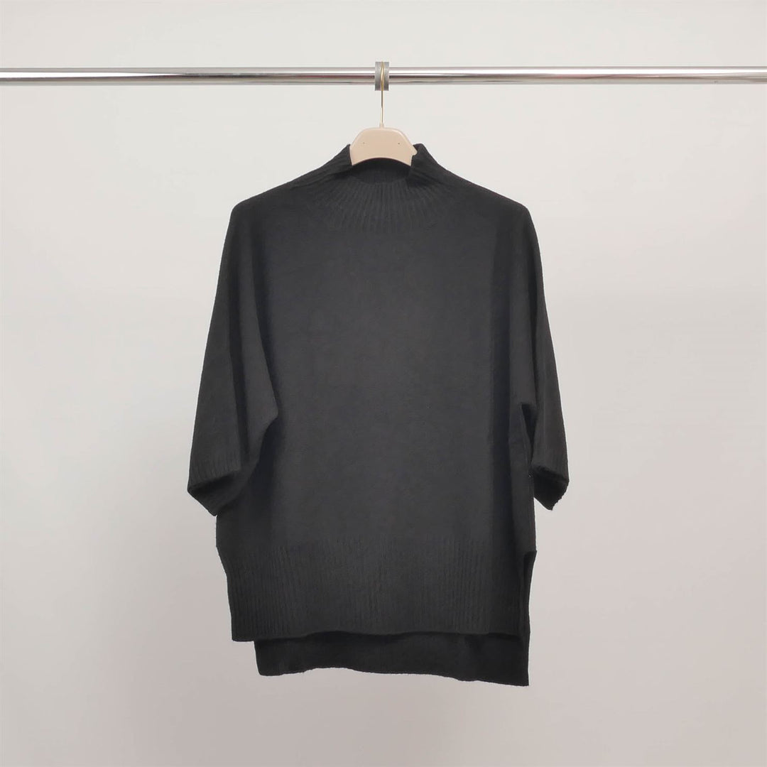 Short-sleeved turtleneck sweater YF570625