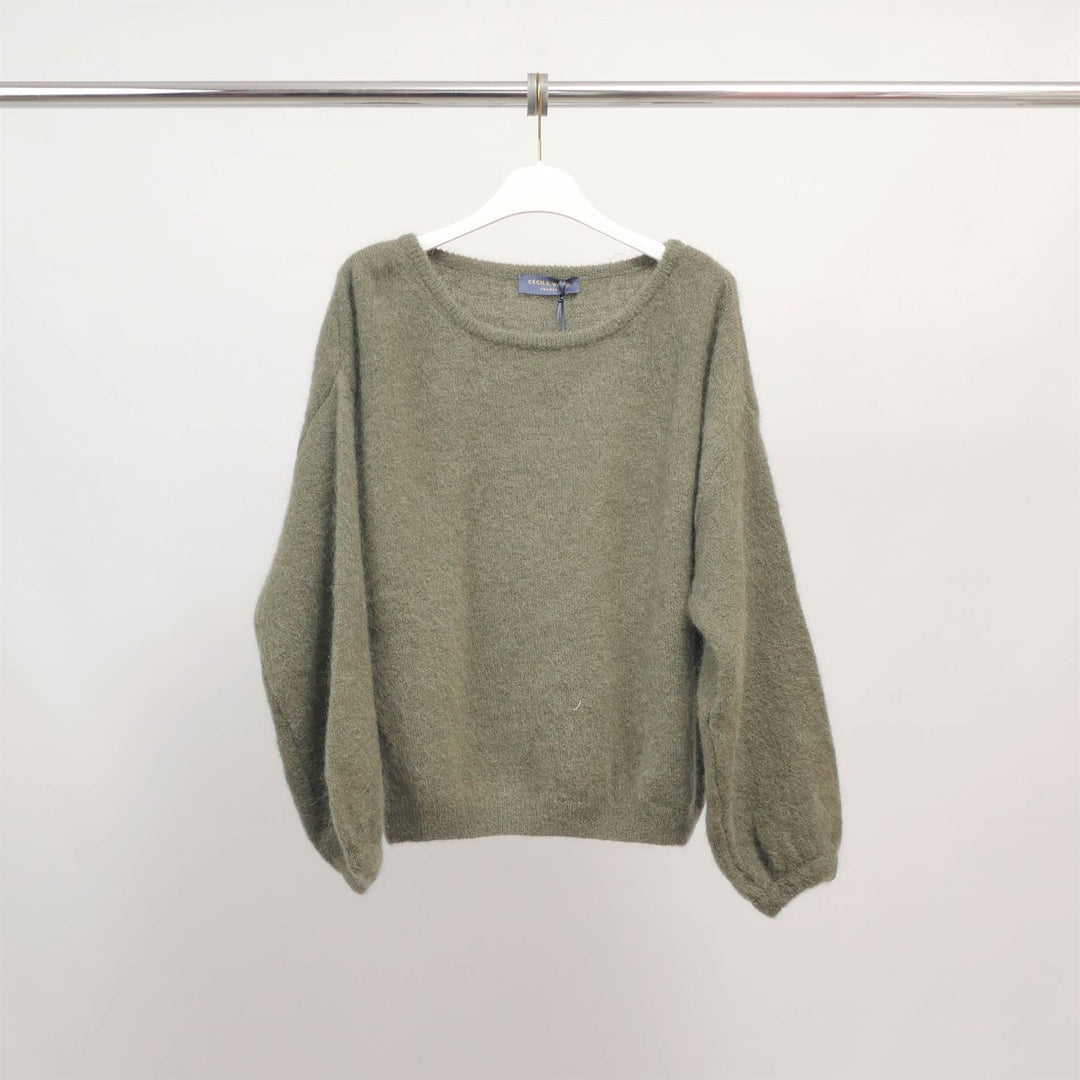 Soft sweater in kid mohair and alpaca PJ22220