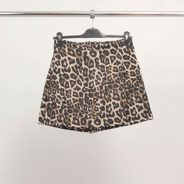 Jupe-short imprimé léopard TDM35020-2