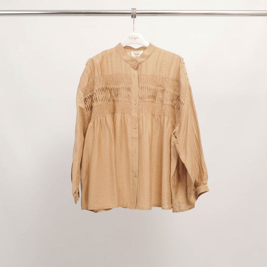 Chemise à fronces en lyocell CWM2514