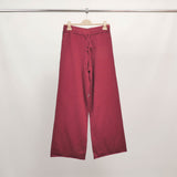 Wide-leg knit trousers with drawstring waist DSY9430