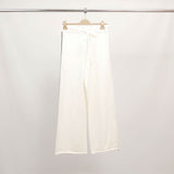 Wide-leg knit trousers with drawstring waist DSY9430