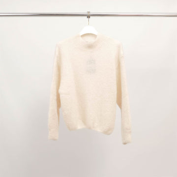 Pull col montant en kid mohair et alpaga PJ24370