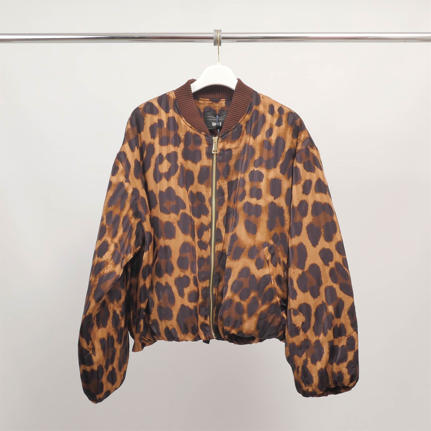 Veste bomber imprimé léopard – BCET8282