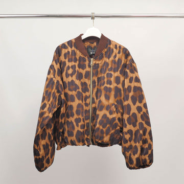 Veste bomber imprimé léopard – BCET8282