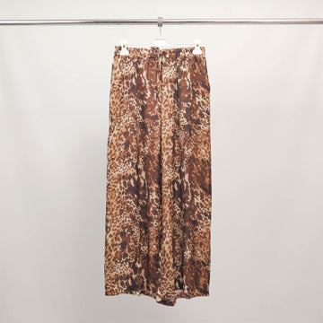 Pantalon large fluide imprimé animalier KD6637VS-7