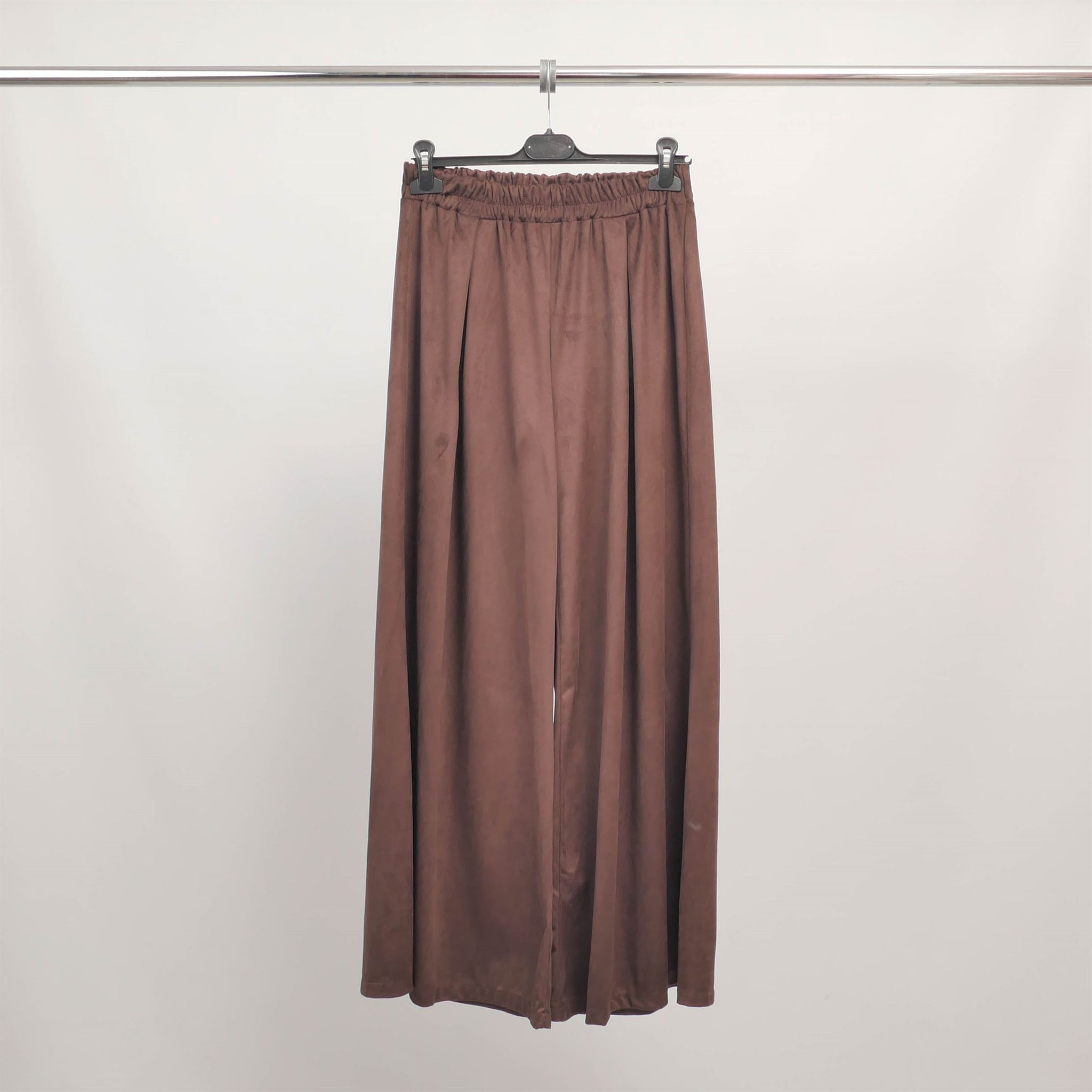 Pantalon large fluide taille élastique TDM19123-11