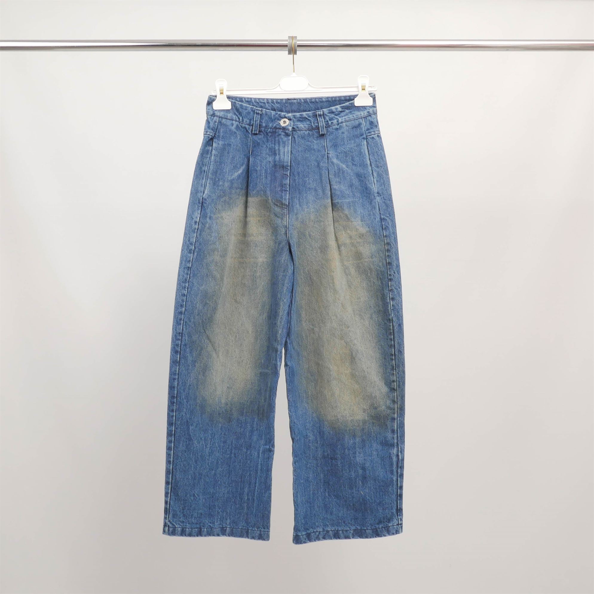 Jean taille haute effet usé – BCG02060-3