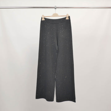 Pantalon en maille fluide à effet pailleté – DSY9597