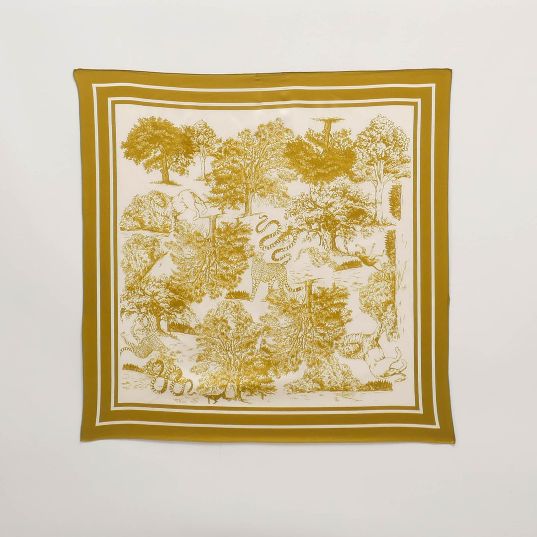 Jungle print scarf 80x80 cm KD8824VS-2