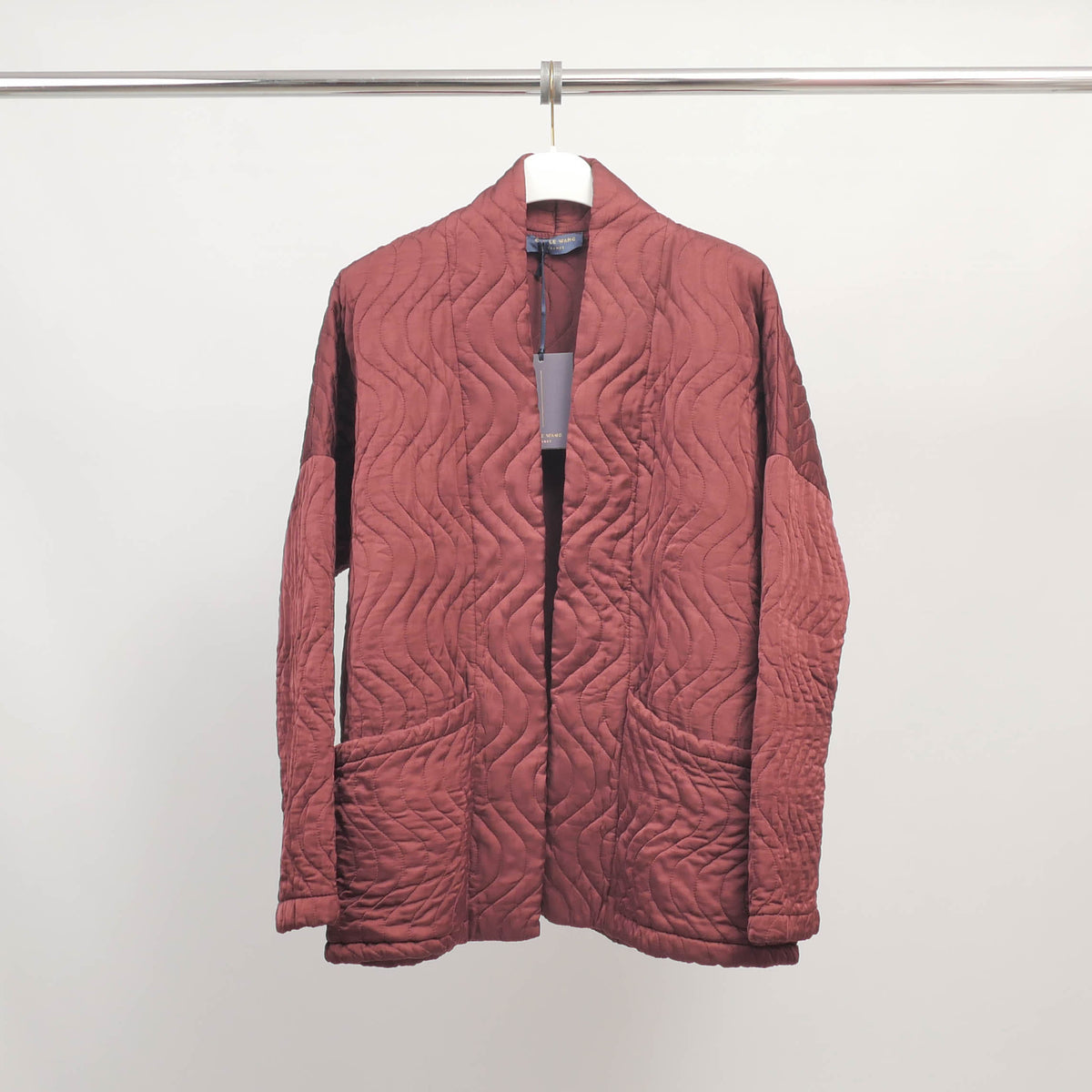 Lightweight quilted viscose and silk jacket – kd7887vs