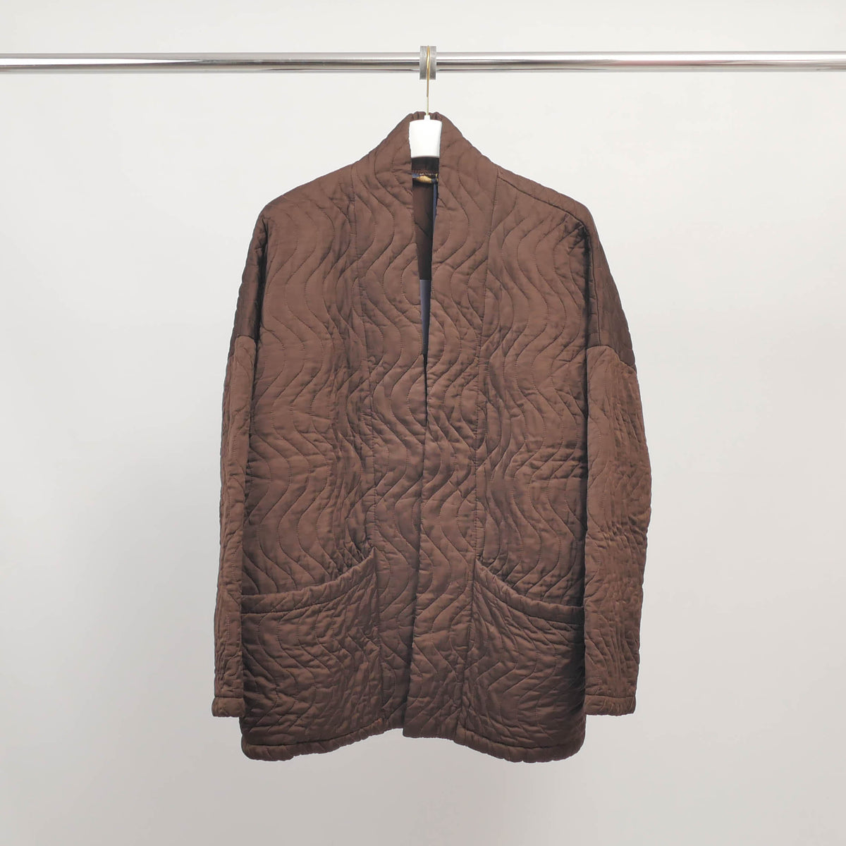 Lightweight quilted viscose and silk jacket – kd7887vs