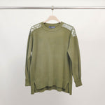 Load image into Gallery viewer, Sequined Shoulder Sweater DSY9552

