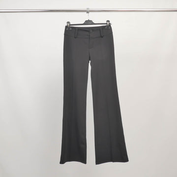 Pantalon évasé taille basse en maille fluide – TDM80