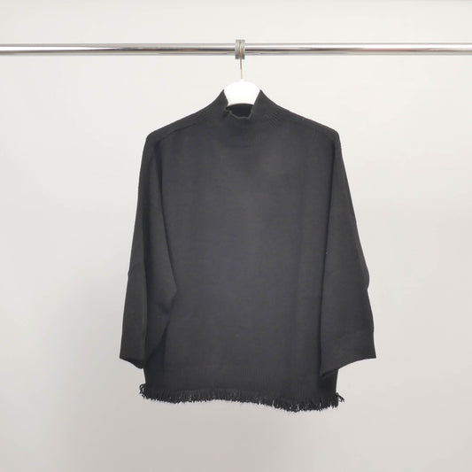 Pull col montant frangé YF570969