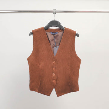 Gilet velours côtelé sans manches TDM35223-5