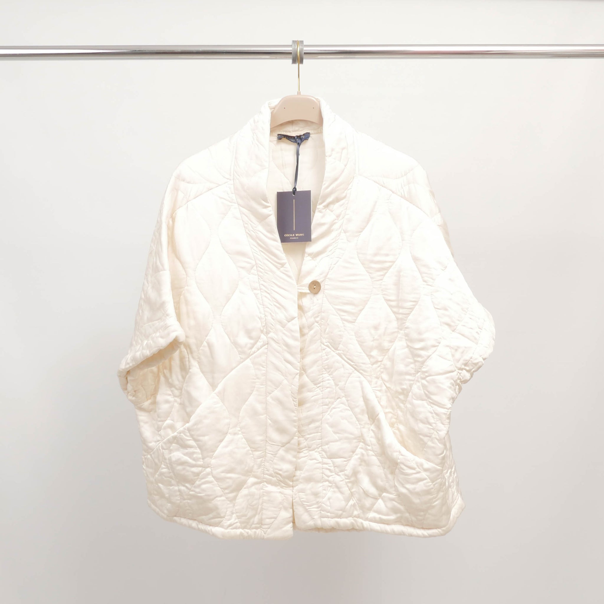 Gilet matelassé oversize en viscose – KD8018VS-4