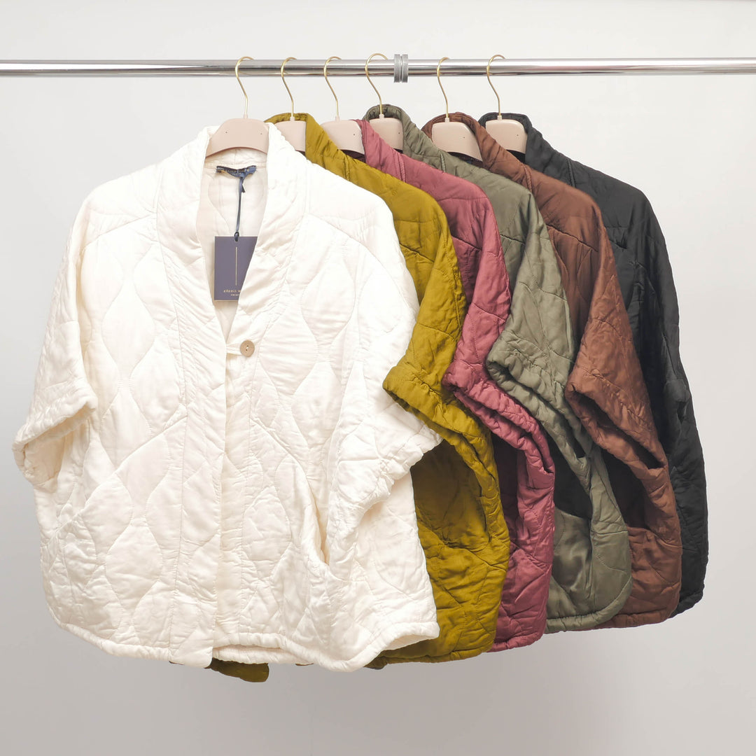 Gilet matelassé oversize en viscose – KD8018VS-4