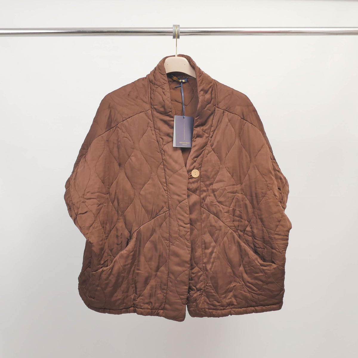 Oversized quilted viscose vest – kd8018vs 4 