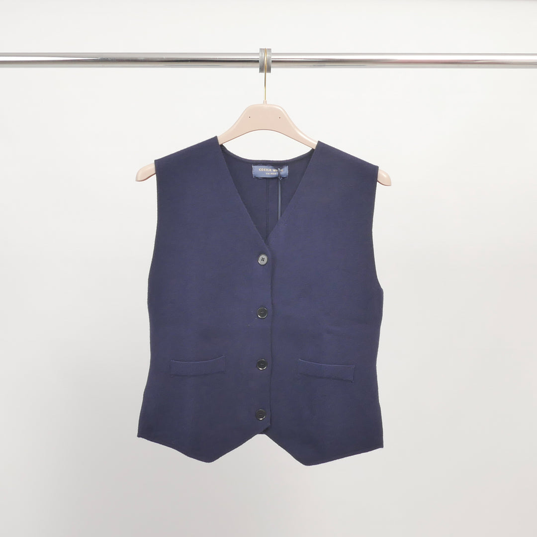 Sleeveless knit vest – HY11541