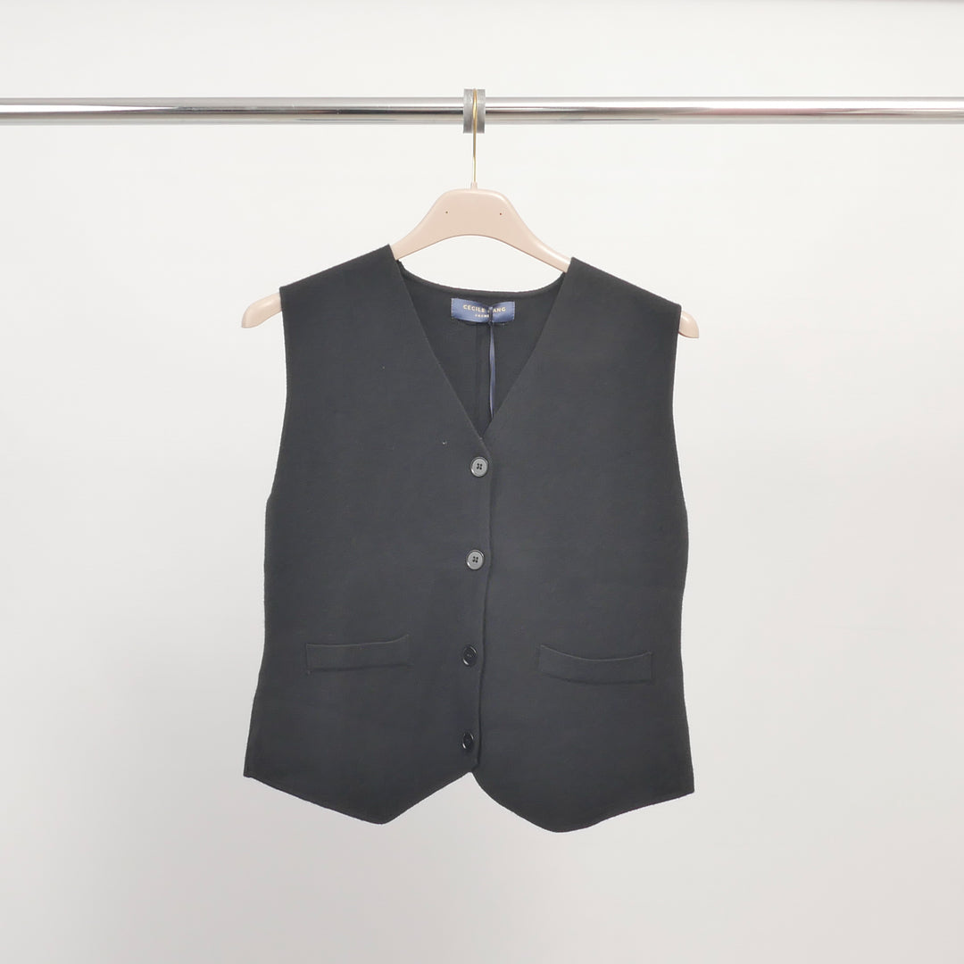 Sleeveless knit vest – HY11541