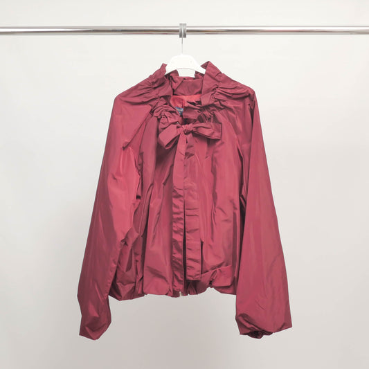 Veste imperméable à col noué multicolore – HM7119