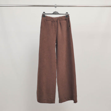 Pantalon large en maille chenille caramel ou chocolat – TDM61924