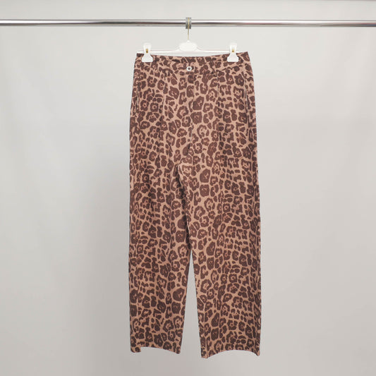 Pantalon droit imprimé léopard BCG02060-5