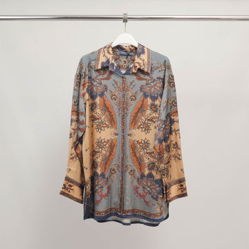 Chemise imprimée fluide à col classique – KD8859VS