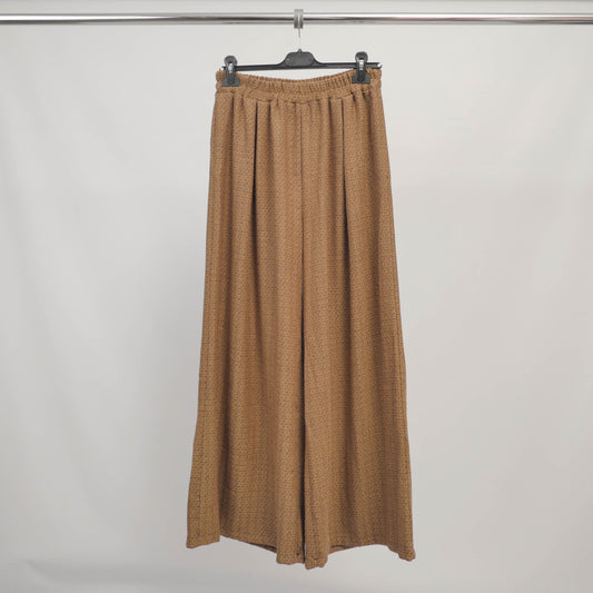 Pantalon palazzo imprimé chevrons - TDM19123-28