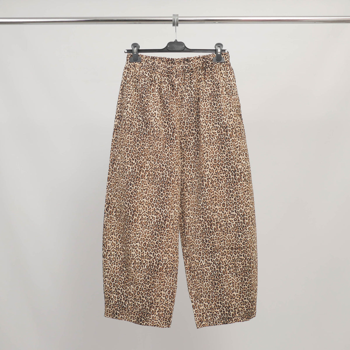 Loose leopard print pants in stretch cotton – ref tdm67625 