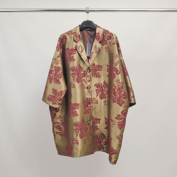 Veste jacquard fleurie oversize – TDM68925-3