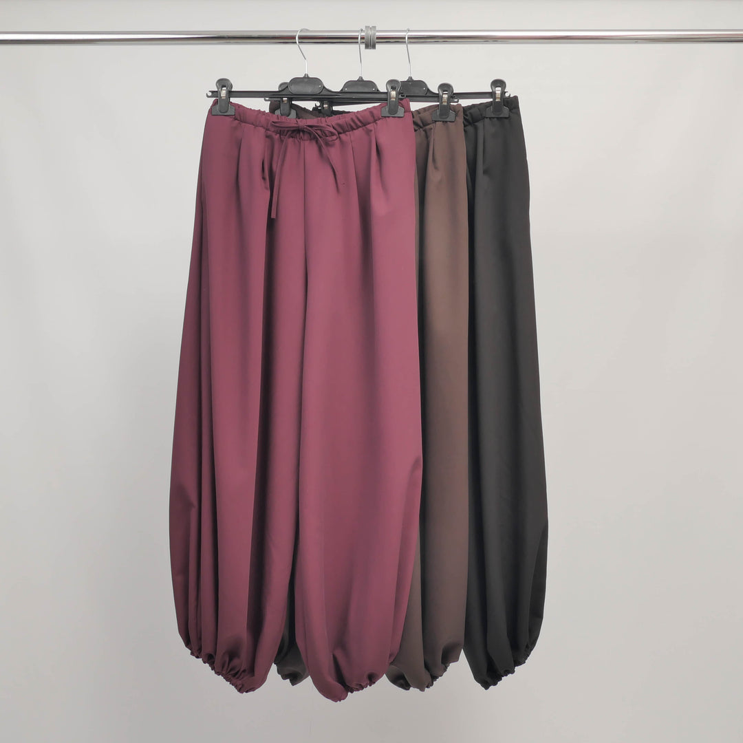 Pantalon ample à bas élastiqués – TDM81325
