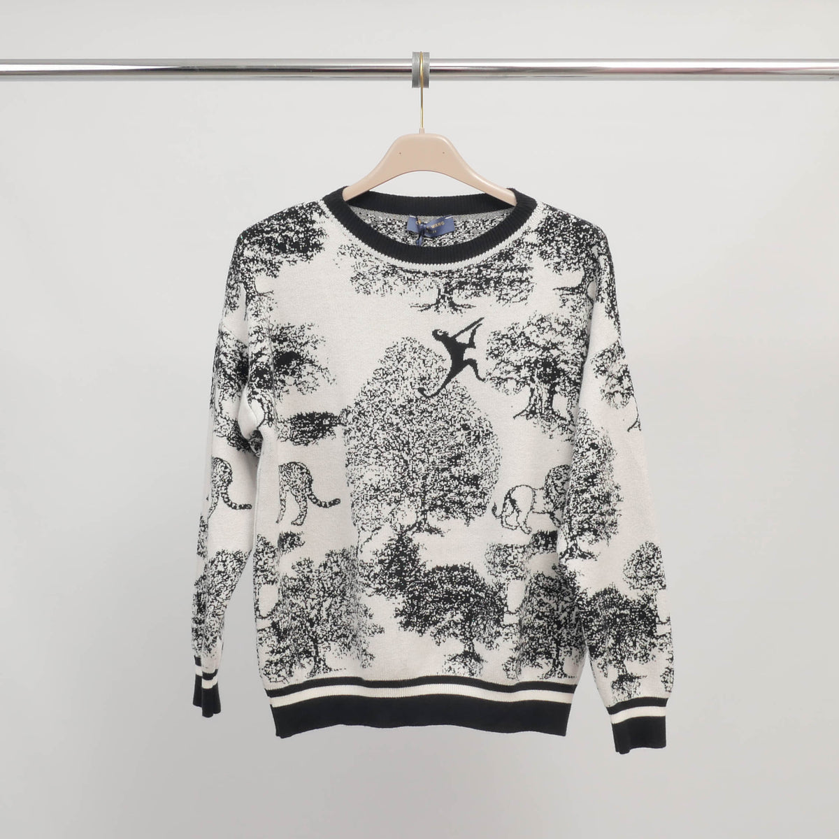 Jungle print soft knit sweater – ref msj76917