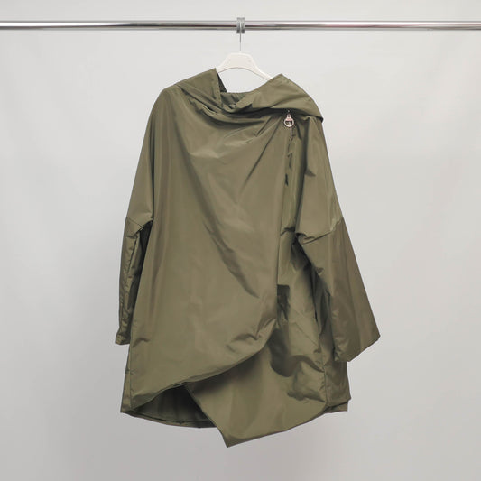 Veste asymétrique imperméable à capuche – ref HM7102
