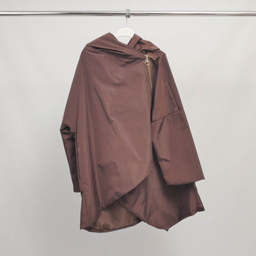 Veste asymétrique imperméable à capuche – ref HM7102