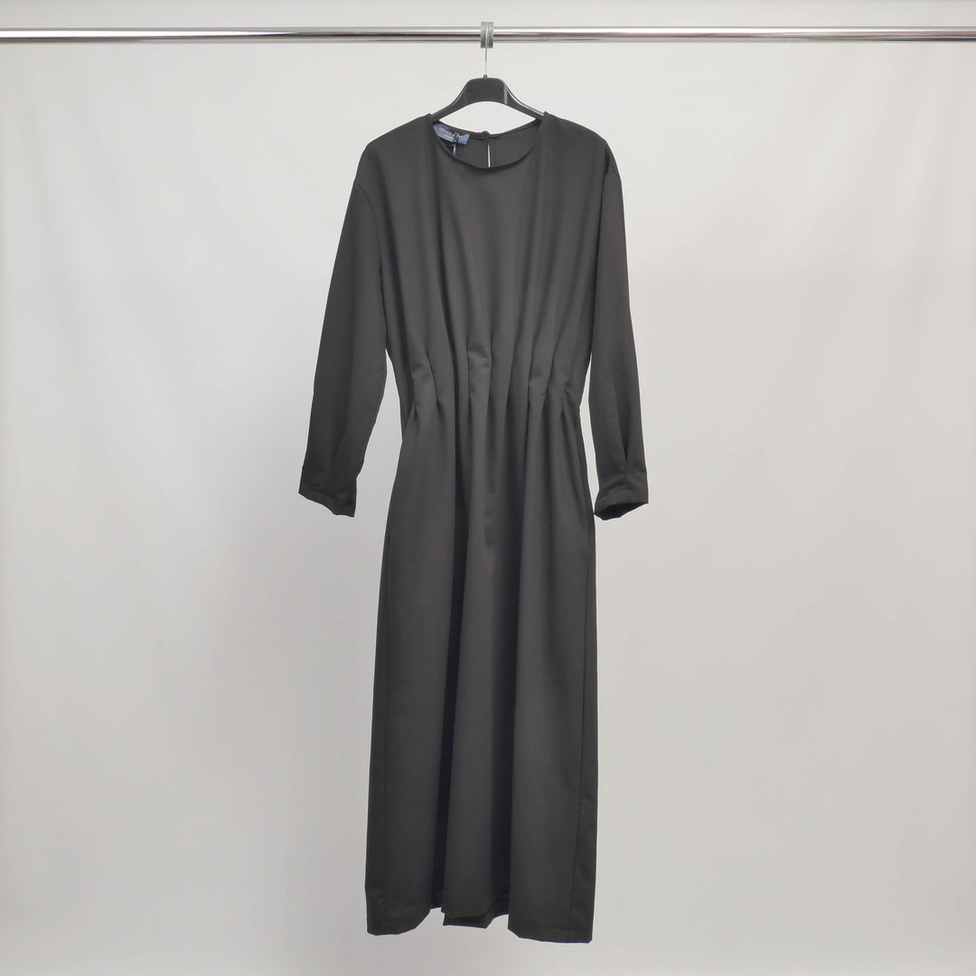 Robe longue fluide à taille froncée – ref TDM82325