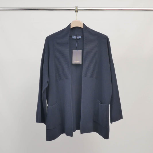 Gilet col châle en maille ouverte – DSY25162