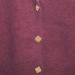 Load image into Gallery viewer, Sleeveless mohair knit vest with jeweled buttons – CA10543
