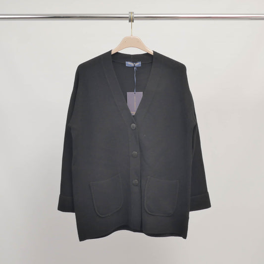 Gilet maille col V poches plaquées – DSY9473