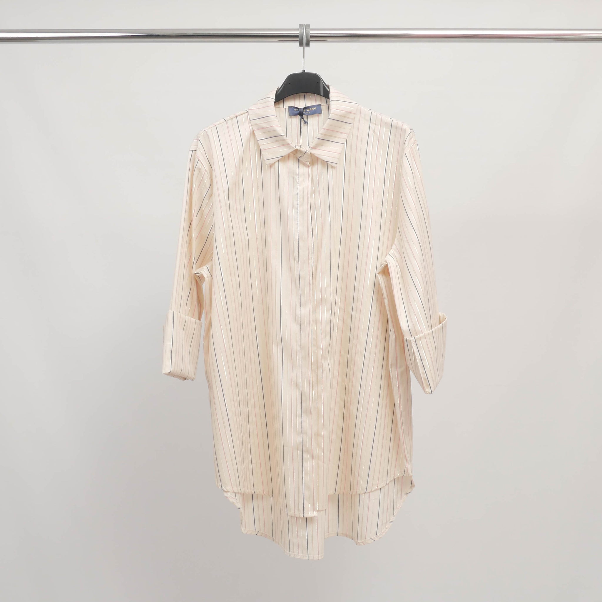 Chemise rayée oversize manches longues TDM50320-50