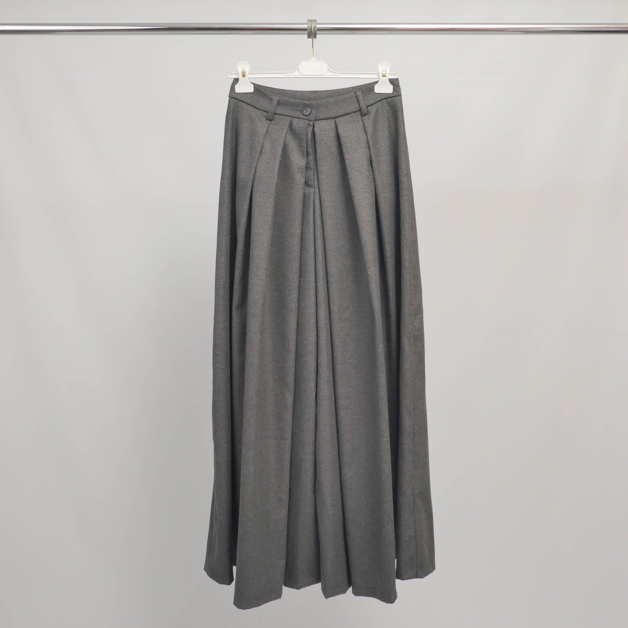 Pantalon large plissé taille haute – BCG02724