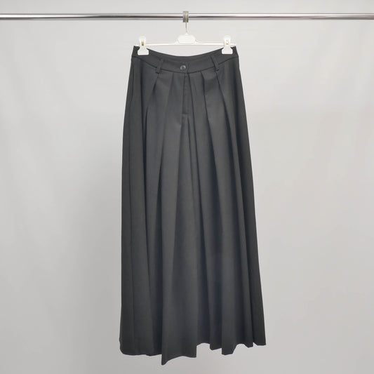 Pantalon large plissé taille haute – BCG02724