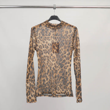 Top léger imprimé léopard effet irisé – TDM12350-4