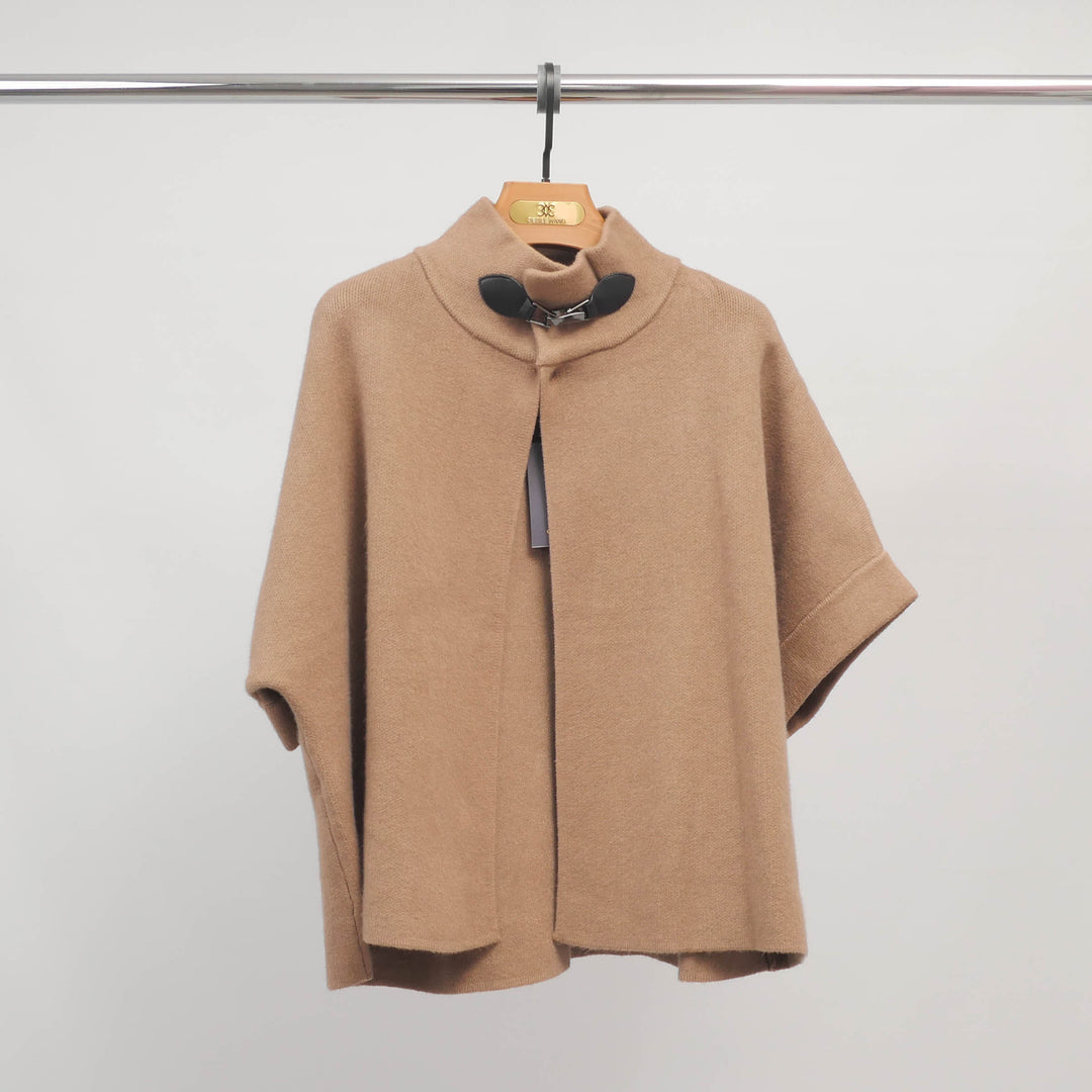 Cardigan col montant avec boucle décorative  HY2394