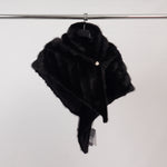 Load image into Gallery viewer, Faux fur shawl with draped collar – TDM88825
