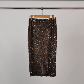 Jupe mi-longue en sequins scintillants – TDM69523